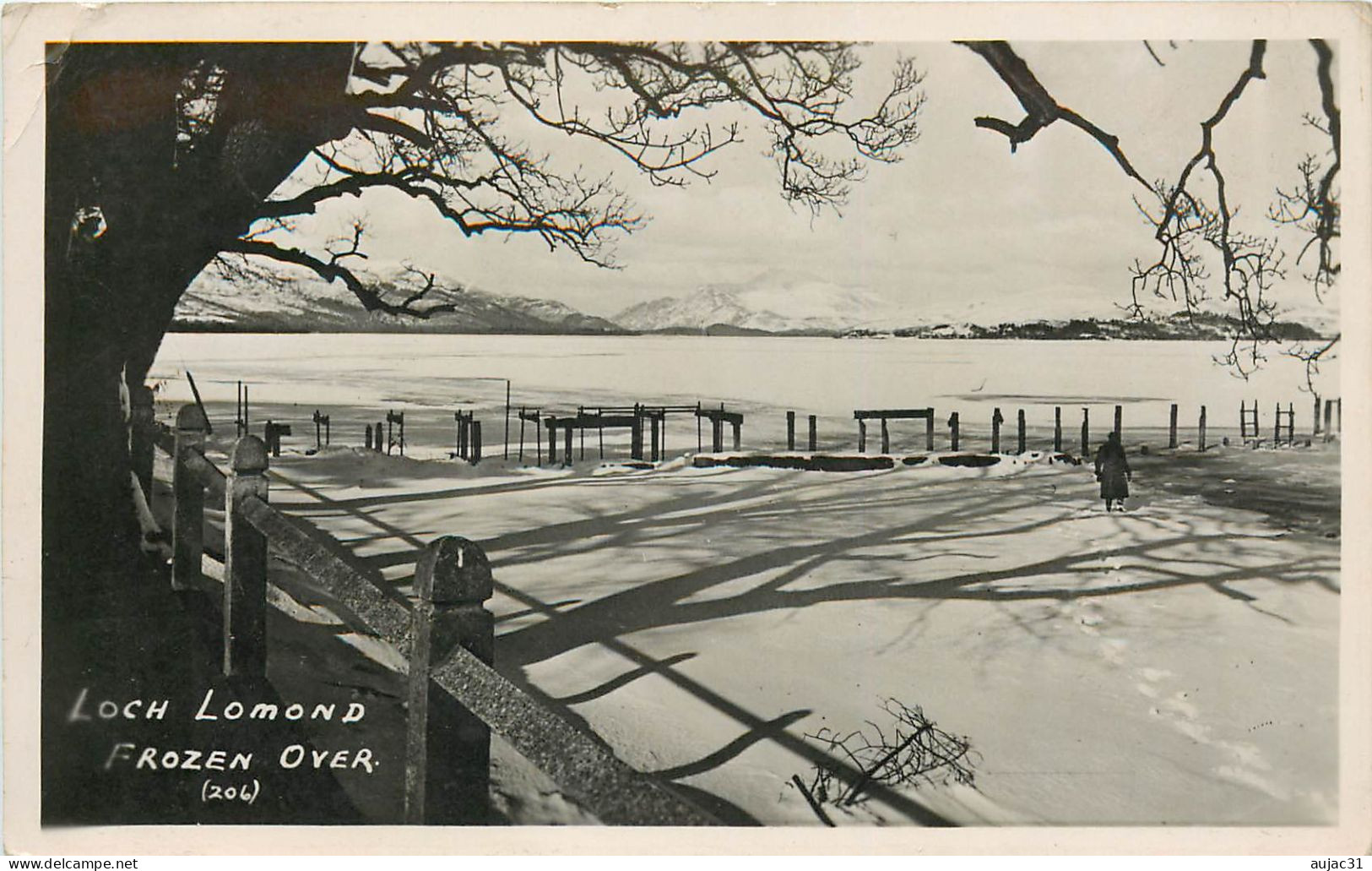 Ecosse - Dunbartonshire - Loch Lomond - Frozen Over - état - Dunbartonshire