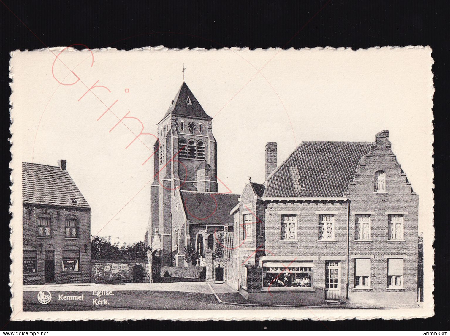 Kemmel - Eglise - Postkaart - Heuvelland