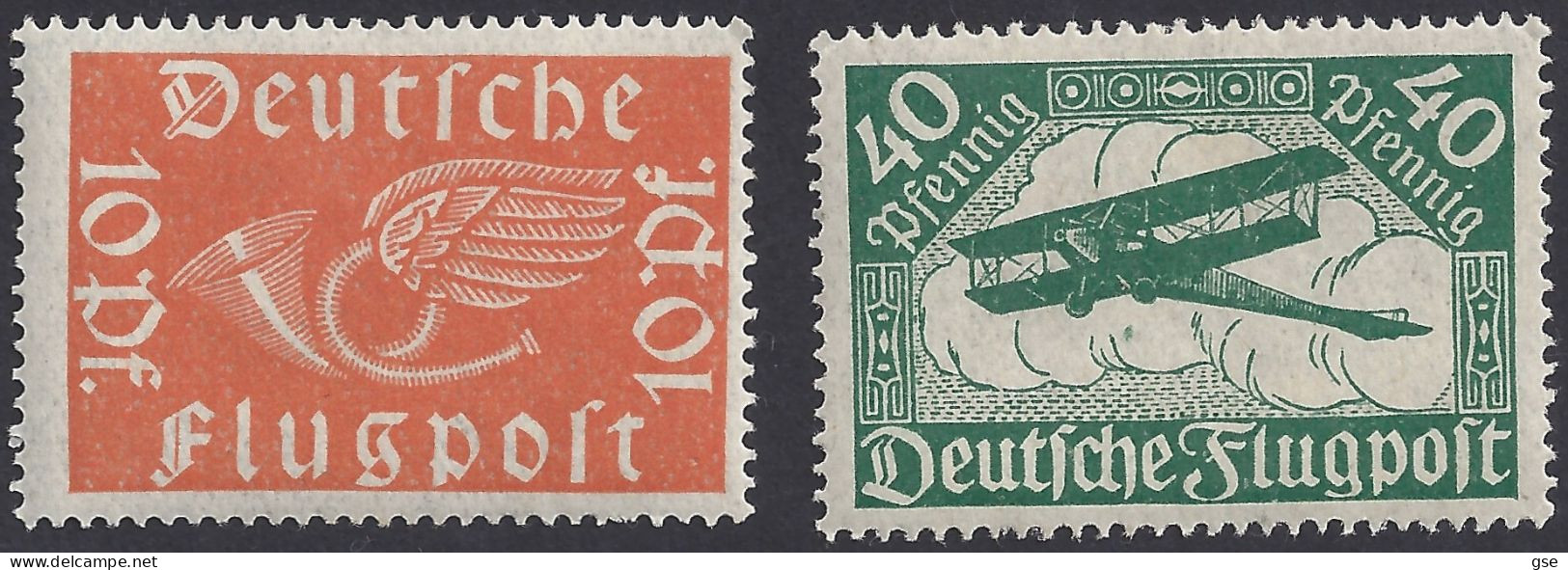 GERMANIA 1919 - Unificato A1/2** - Posta Aerea | - Luft- Und Zeppelinpost