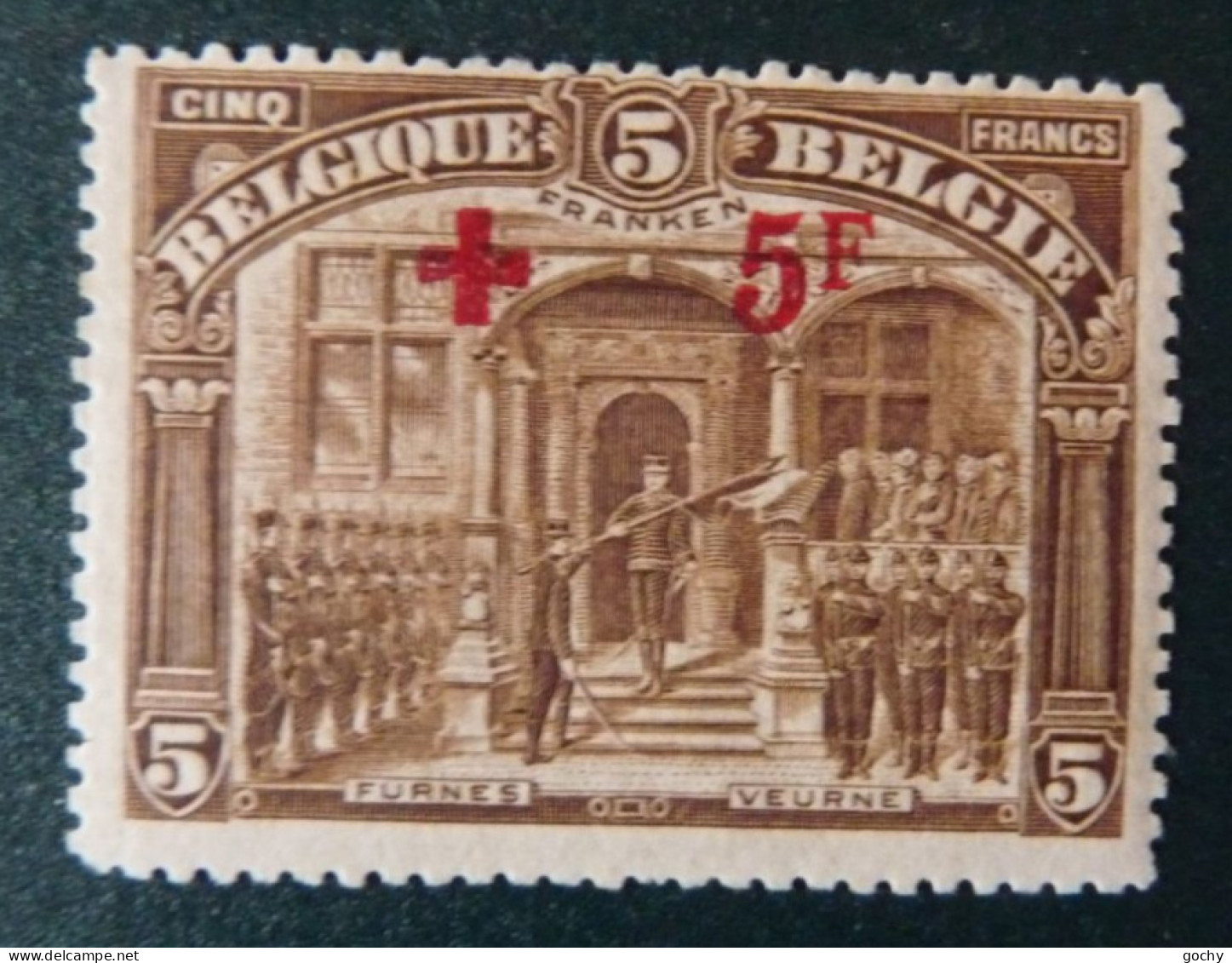 Belgium N° 162 *   1918  Cat: 285 € - 1918 Rode Kruis