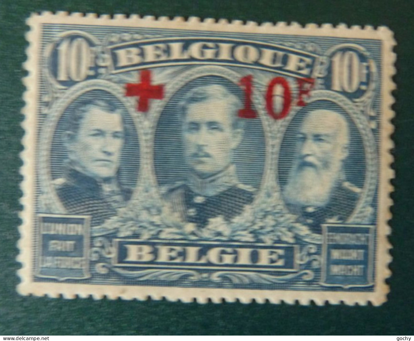 Belgium N° 163 *   1918  Cat: 980 € - 1918 Rode Kruis