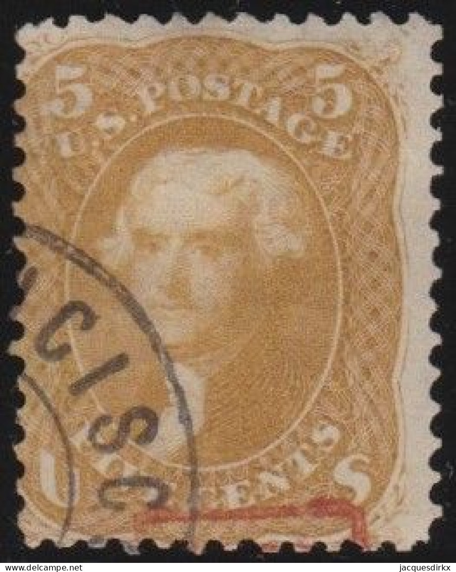 USA    .    Yvert    .    20 (2 Scans)  .    O     .    Cancelled - Used Stamps