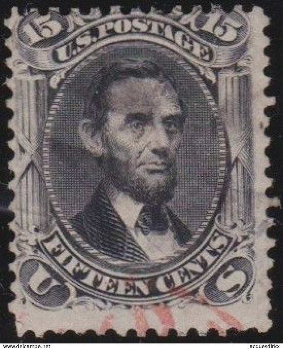 USA    .    Yvert    .    28 (2 Scans)  .    O     .    Cancelled - Used Stamps