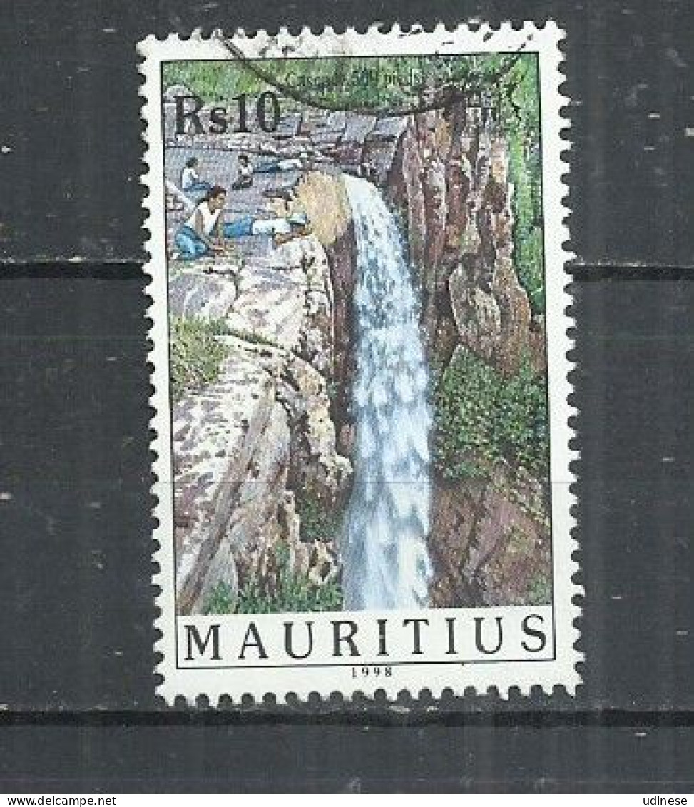 MAURITIUS 1998 - CASCADE 500 FEET -  USED OBLITERE GESTEMPELT USADO - Maurice (1968-...)