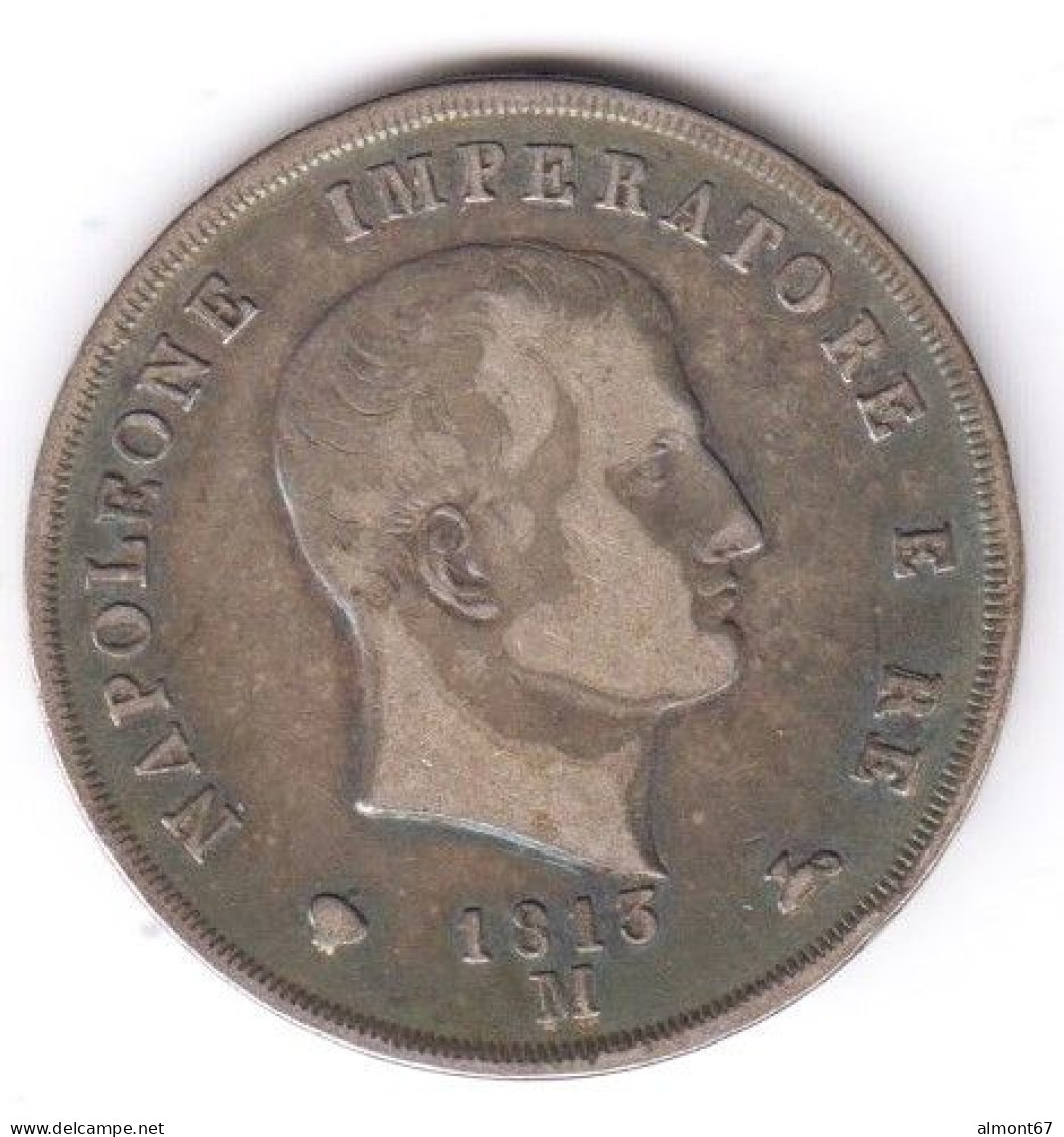 ITALIE - Napoleone Imperatore - 5 Lires 1813 M - Napoleonic