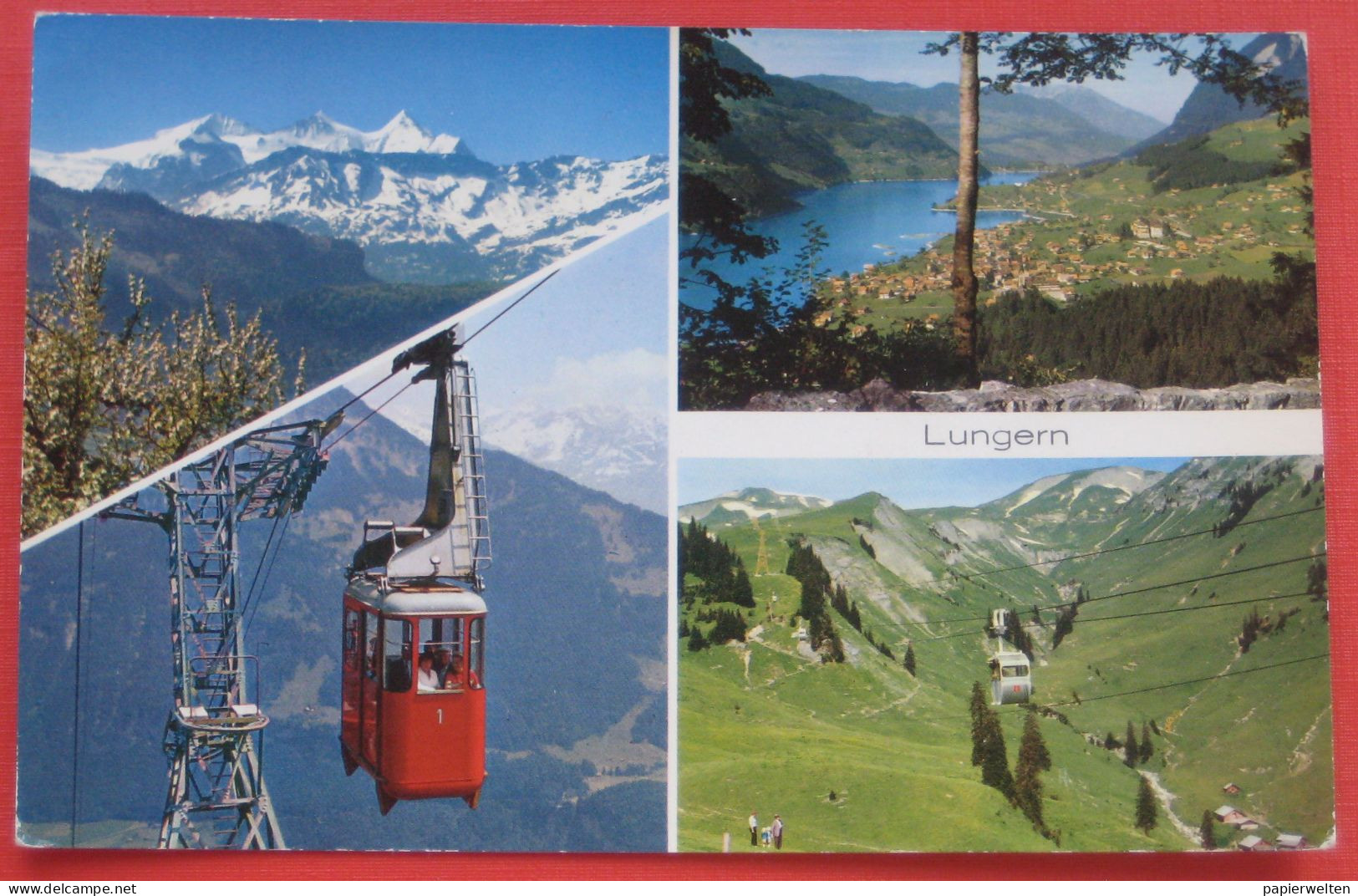 Lungern (OW) - Mehrbildkarte / Gondel-Seilbahn - Lungern