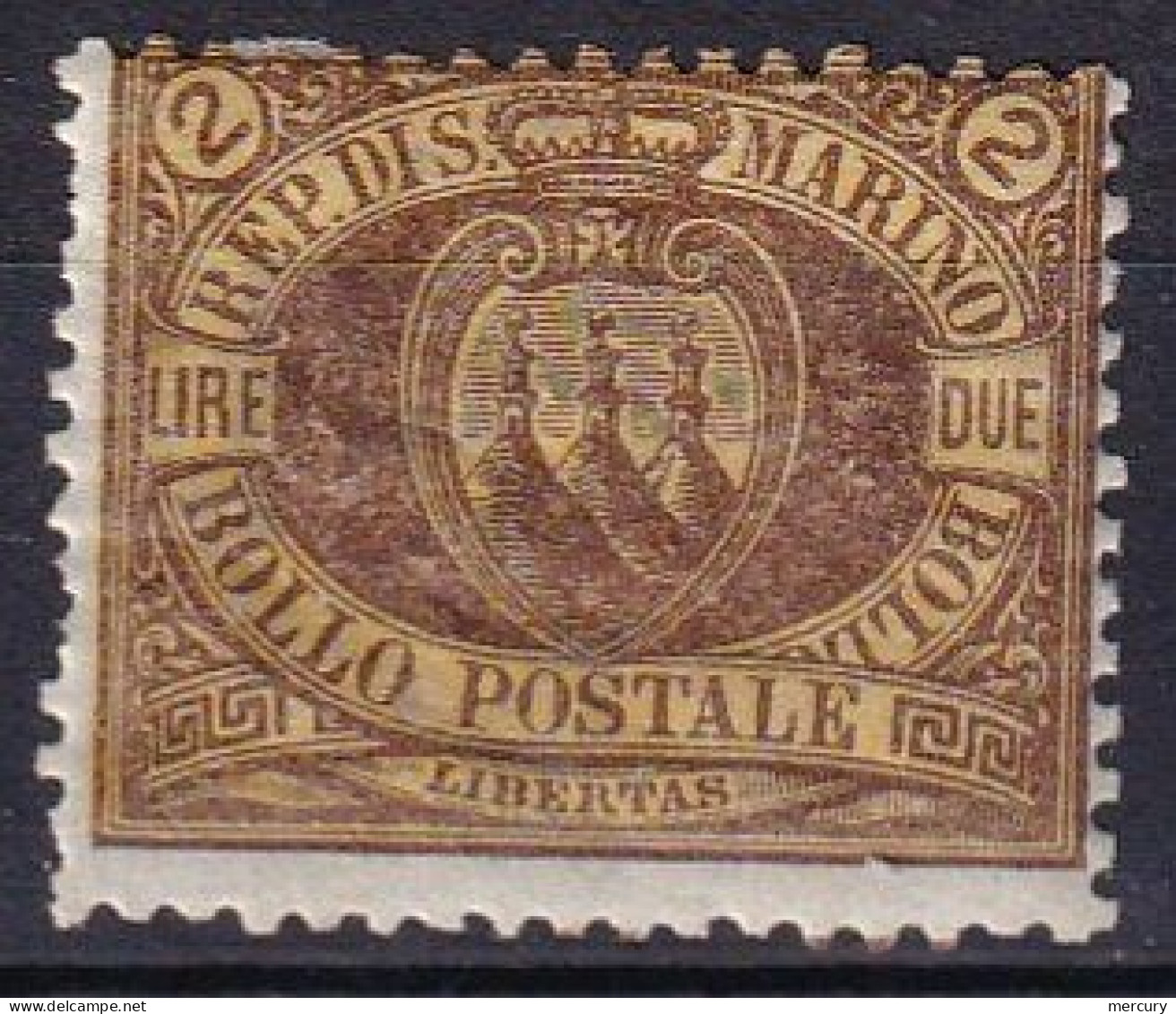 SAINT-MARIN - 2 L. De 1892/94 - Neufs