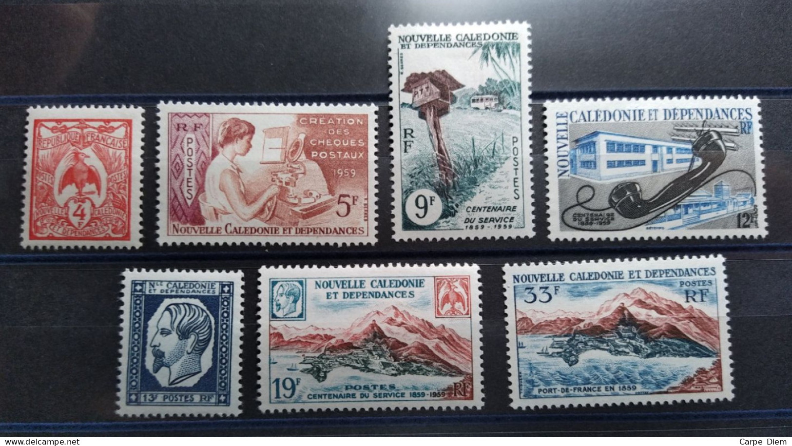 NOUVELLE CALEDONIE - 1960 - N°Yv. 295 à 301 - Série Complète - Neuf ** - Unused Stamps