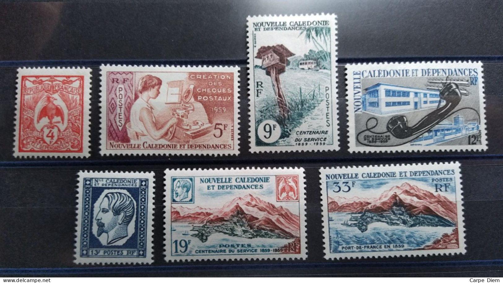 NOUVELLE CALEDONIE - 1960 - N°Yv. 295 à 301 - Série Complète - Neuf ** - Neufs