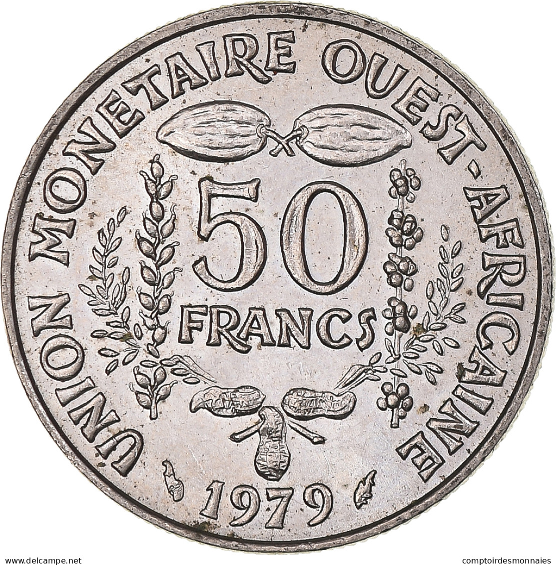 Monnaie, Communauté économique Des États De L'Afrique De L'Ouest, 50 Francs - Elfenbeinküste
