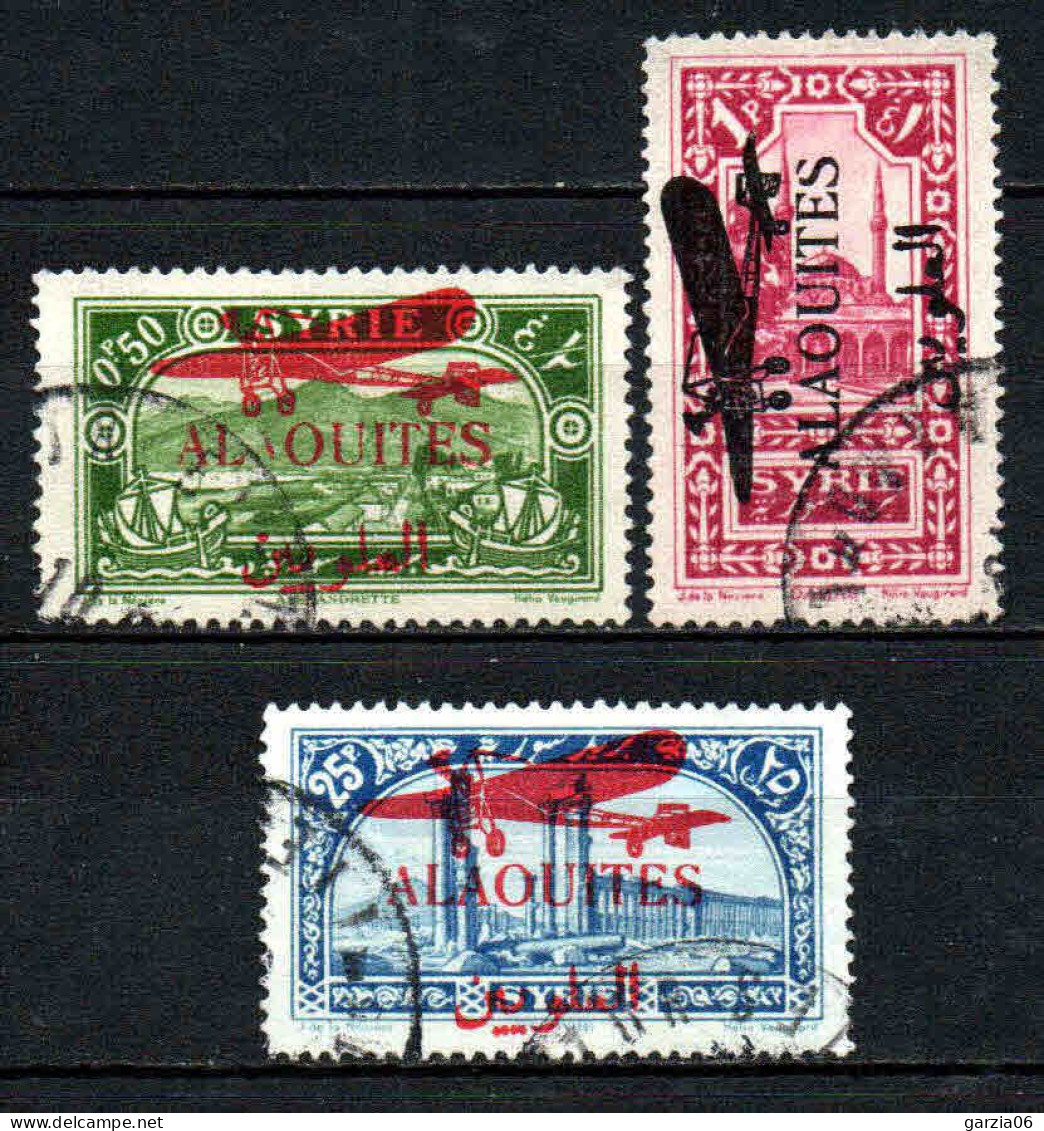 Alaouites- 1929 -  Tb De Syrie Surch - PA 14 à 16 -  Oblit - Used - Used Stamps