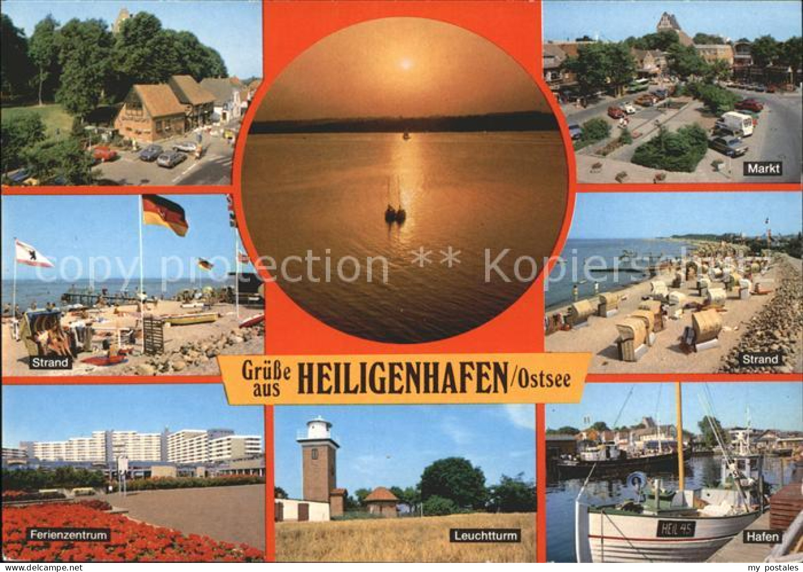 42088025 Heiligenhafen Ostseebad Markt Strand Ferienzentrum Leuchtturm Hafen Hei - Heiligenhafen