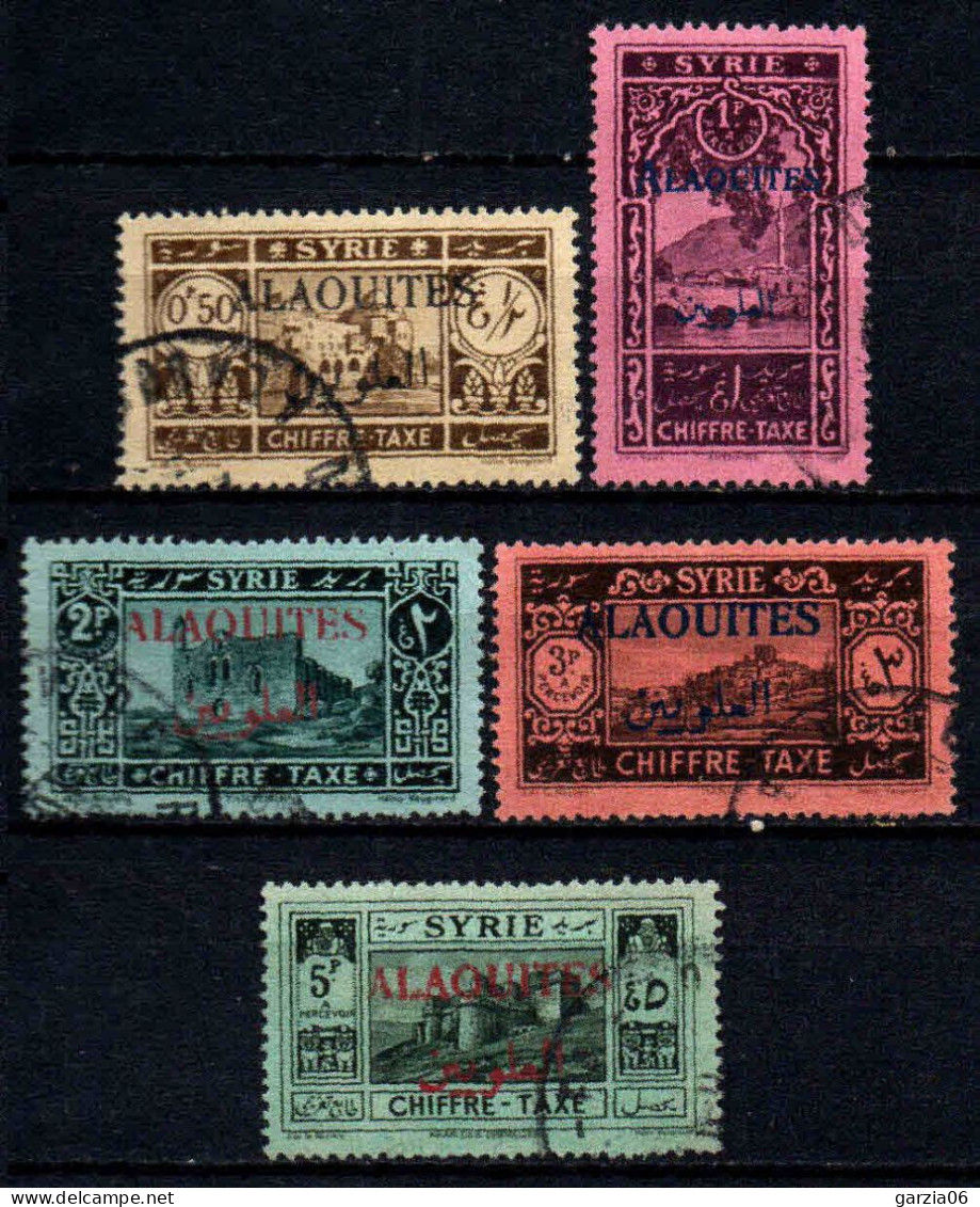 Alaouites- 1930 -  Tb De Syrie Surch - Tb Taxe 6 à 10 -  Oblit - Used - Oblitérés