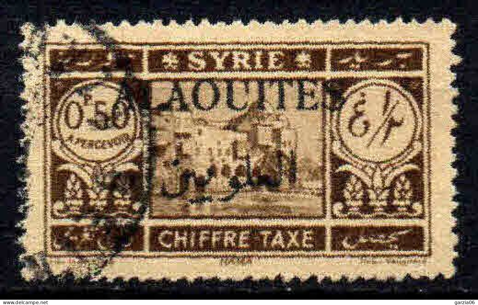 Alaouites- 1930 -  Tb De Syrie Surch - Tb Taxe 6  -  Oblit - Used - Oblitérés