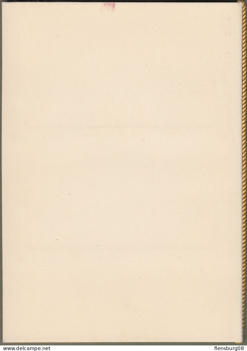 Bund + Saarland: Minister Card - Ministerkarte Typ II, Mi.-Nr. 284 + S. 432 **: " Rudolf Diesel " RR Joint Issue X - Cartas & Documentos