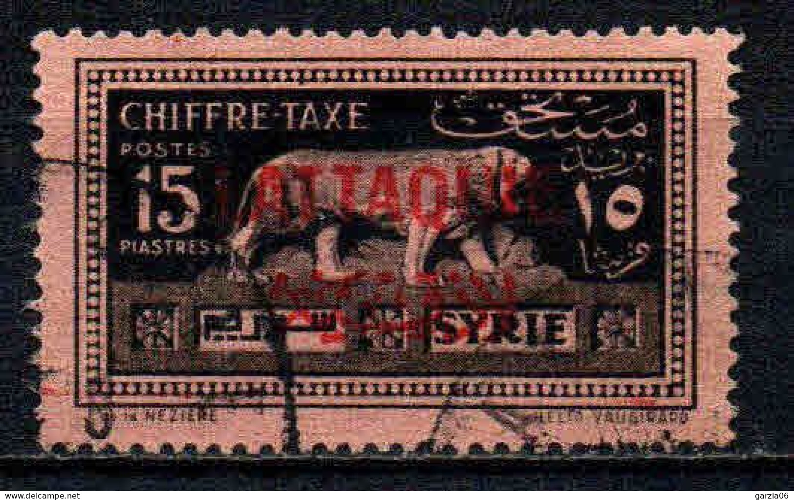 Lattaquié  - 1931 -  Tb De Syrie Surch - Tb Taxe N° 2  - Oblit - Used - Gebruikt