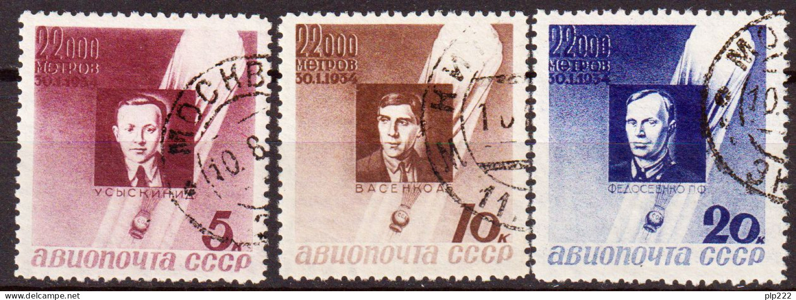 Russia 1934 Unif. A46/48 Usati/Used VF - Oblitérés