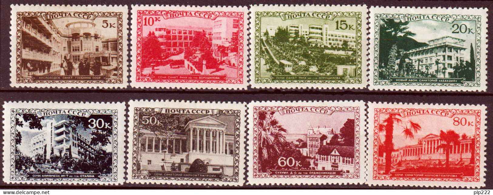 Russia 1939 Unif. 741/48 */MH VF/F - Nuovi