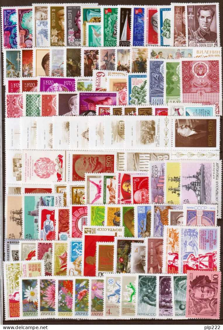 Russia 1970 Annata Completa 117 Val.+7BF / Complete Year Set 117val.+7BF **/MNH VF/F - Full Years