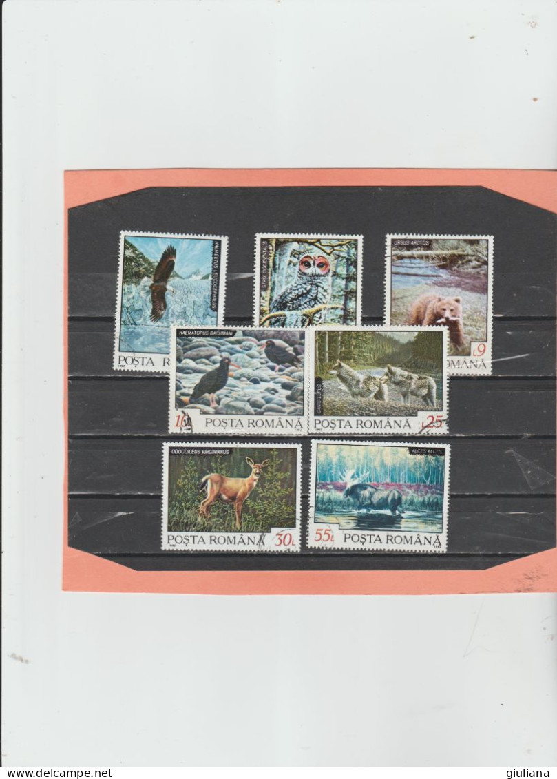 Romania 1992 - (YT) 4033/39 Used  "Faune Des Pays Nordiques" - Serie Completa Used - Used Stamps