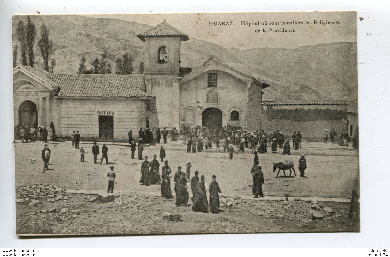 Huaraz Pérou Hôpital Où Sont Installées Les Religieuses De La Providence - Pérou