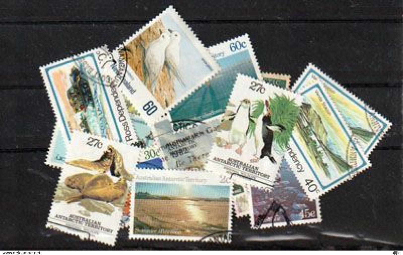 ANTARCTIC TERRITORIES. NEW-ZEALAND ROSS & AUSTRALIA ANTARCTIC TERRITORIES. Lot De 15 T-p Oblitérés # 8 - Mezclas (max 999 Sellos)