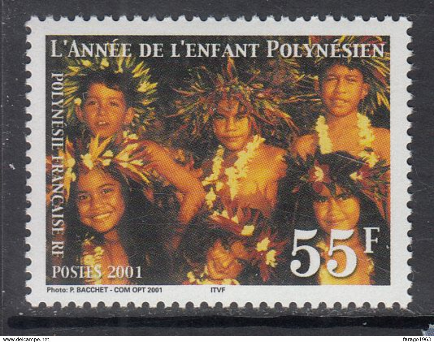 2001 French Polynesia Year Of The Polynesian Child  Complete Set Of 1 MNH - Neufs