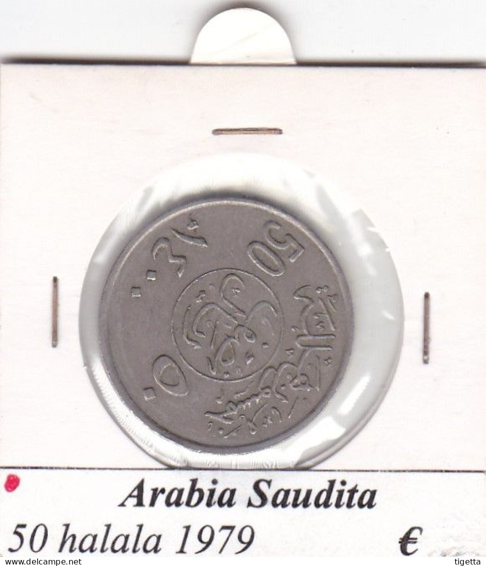 ARABIA SAUDITA 50 HALALA  ANNO 1979 COME DA FOTO - Saudi Arabia