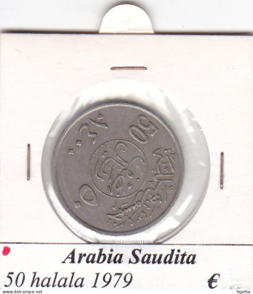 ARABIA SAUDITA 50 HALALA  ANNO 1979 COME DA FOTO - Saudi-Arabien