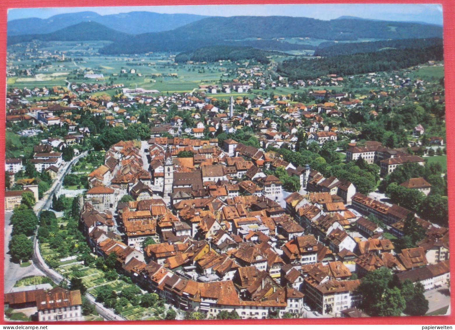 Zofingen (AG) - Fliegerkarte / Flugaufnahme - Zofingen