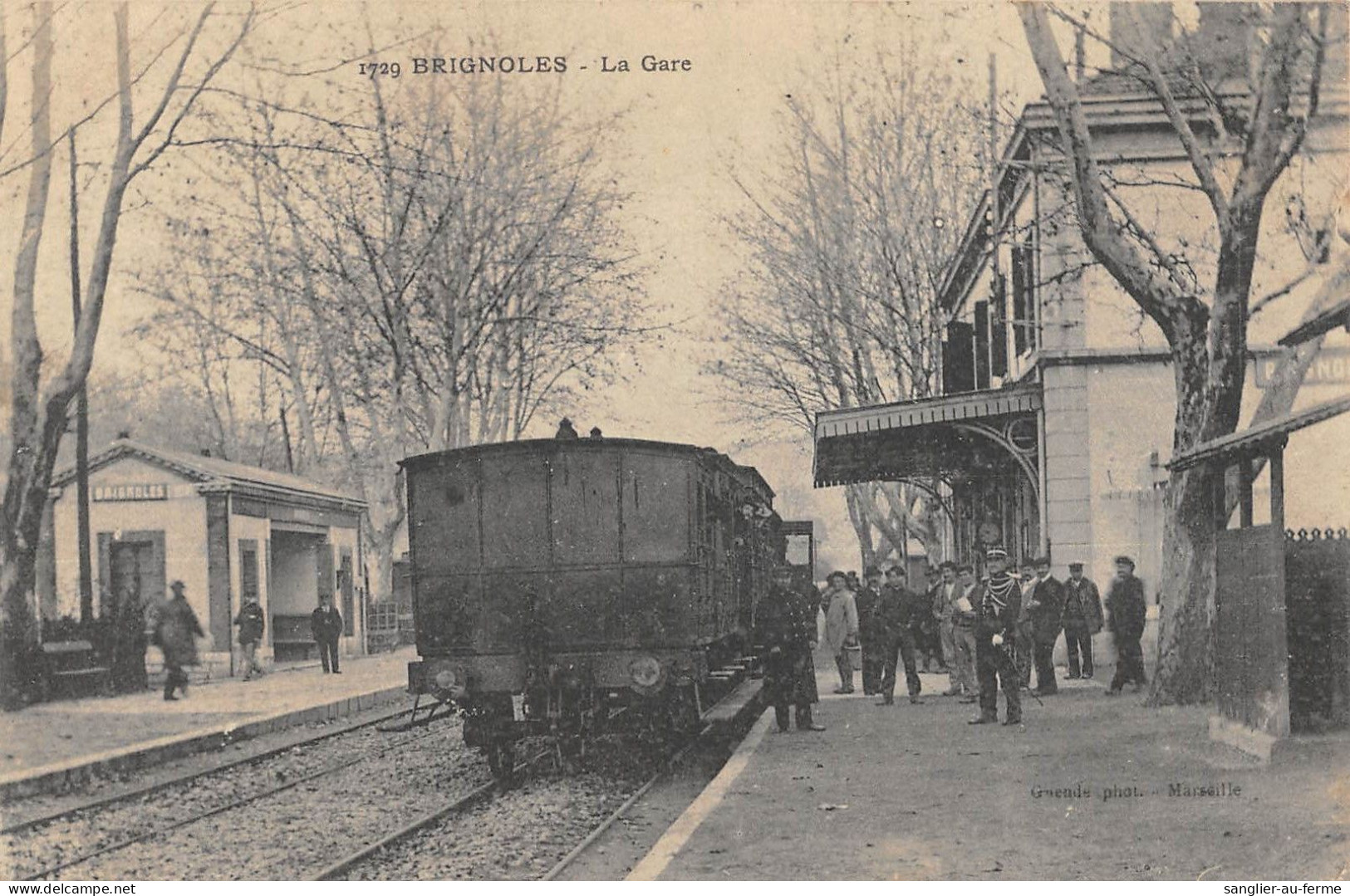 CPA 83 BRIGNOLES / LA GARE / TRAIN - Brignoles