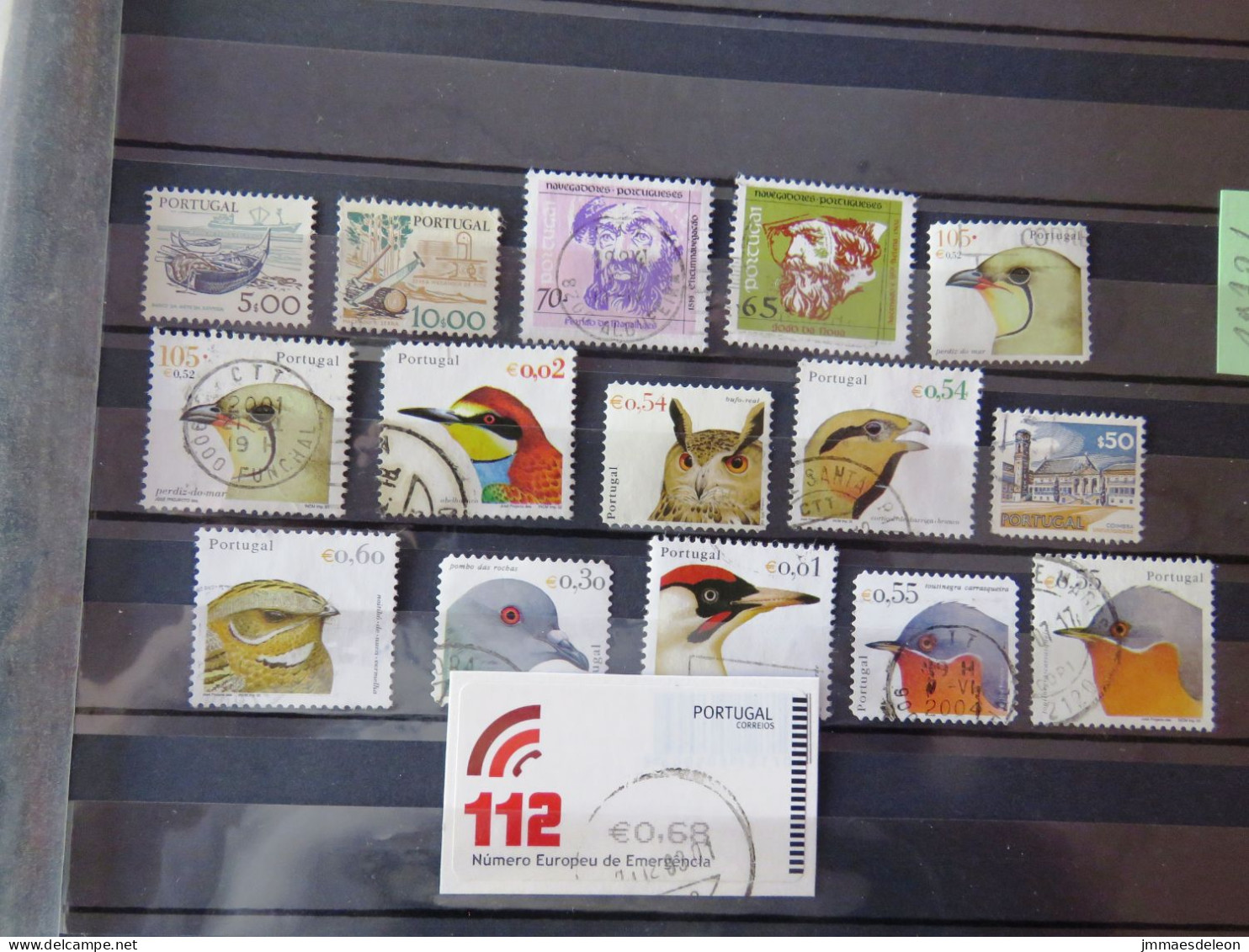 Portugal 1978-2003 Buildings Professions Explorers Birds - Usado