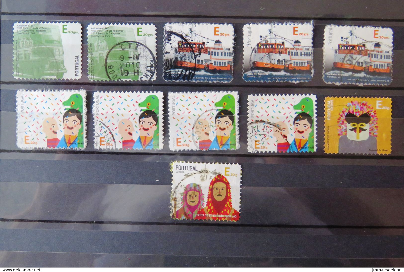 Portugal 2009-2013 Carnival Bus Boats - Used Stamps