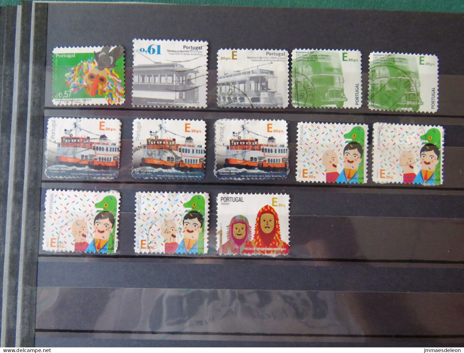 Portugal 2005-2013 Carnival Mask Tramway Bus Boats - Used Stamps