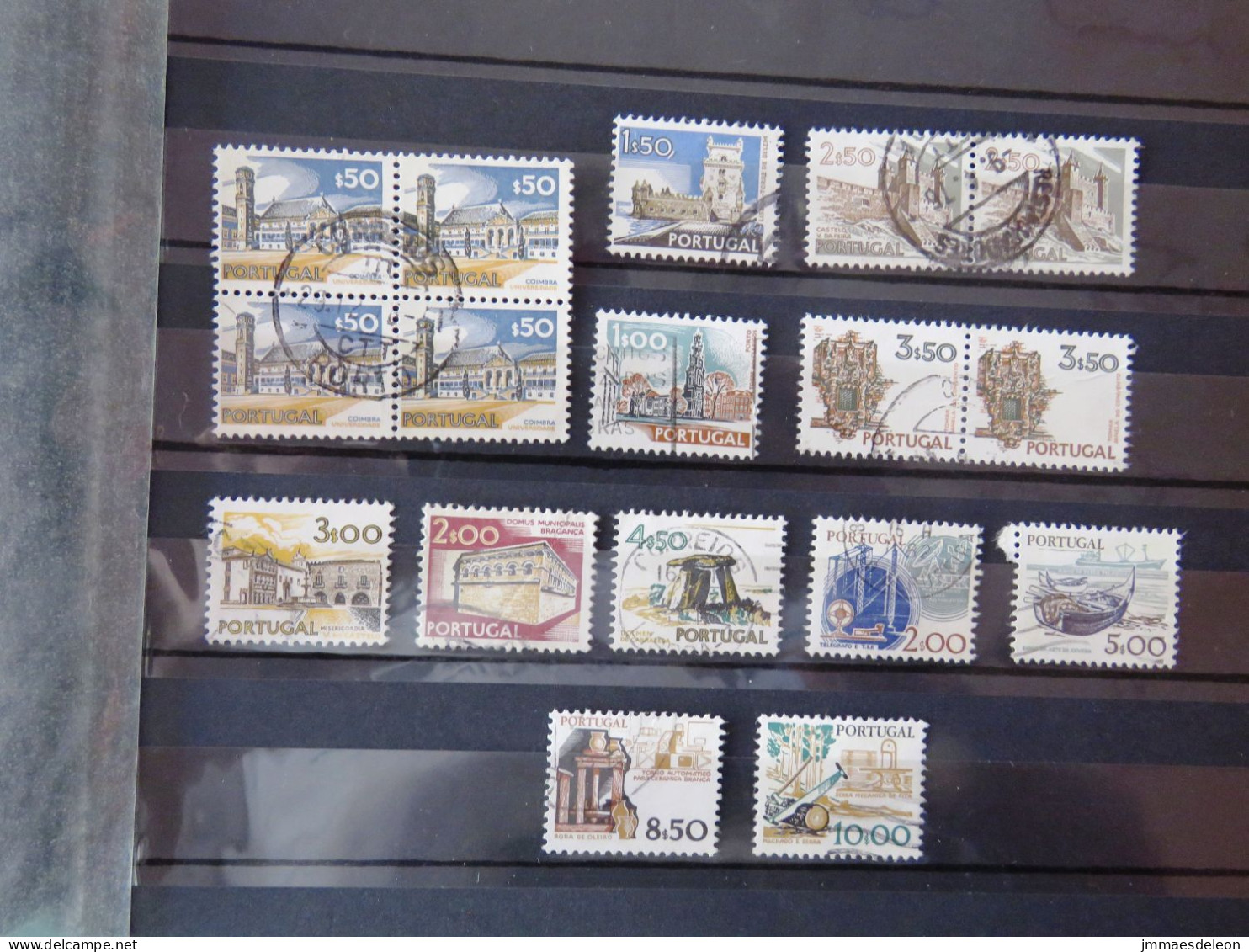 Portugal 1972-1978 Buildings Dolmen Professions Boat - Used Stamps