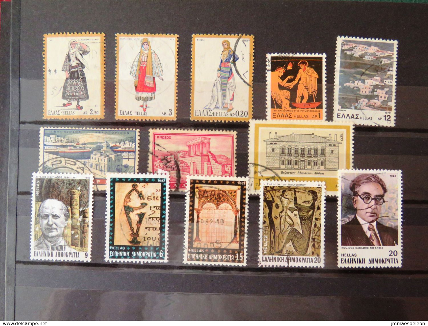 Greece 1958-1983 Costumes Temple - Used Stamps