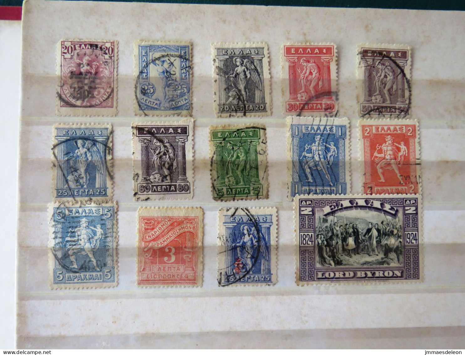 Greece 1901-1924 Archaeology Gods Lord Byron - Used Stamps