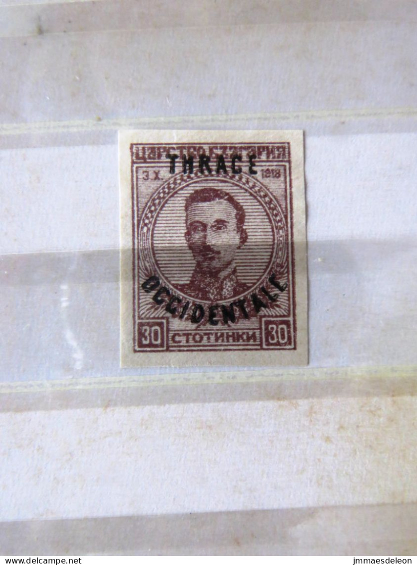 Turkey Thrace - Allied Ocupation - 1920 - Thrace