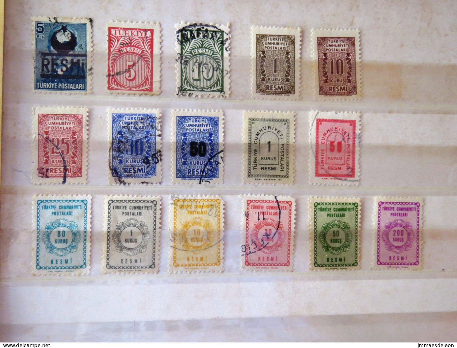 Turkey Oficial 1951-1964 - Dienstzegels