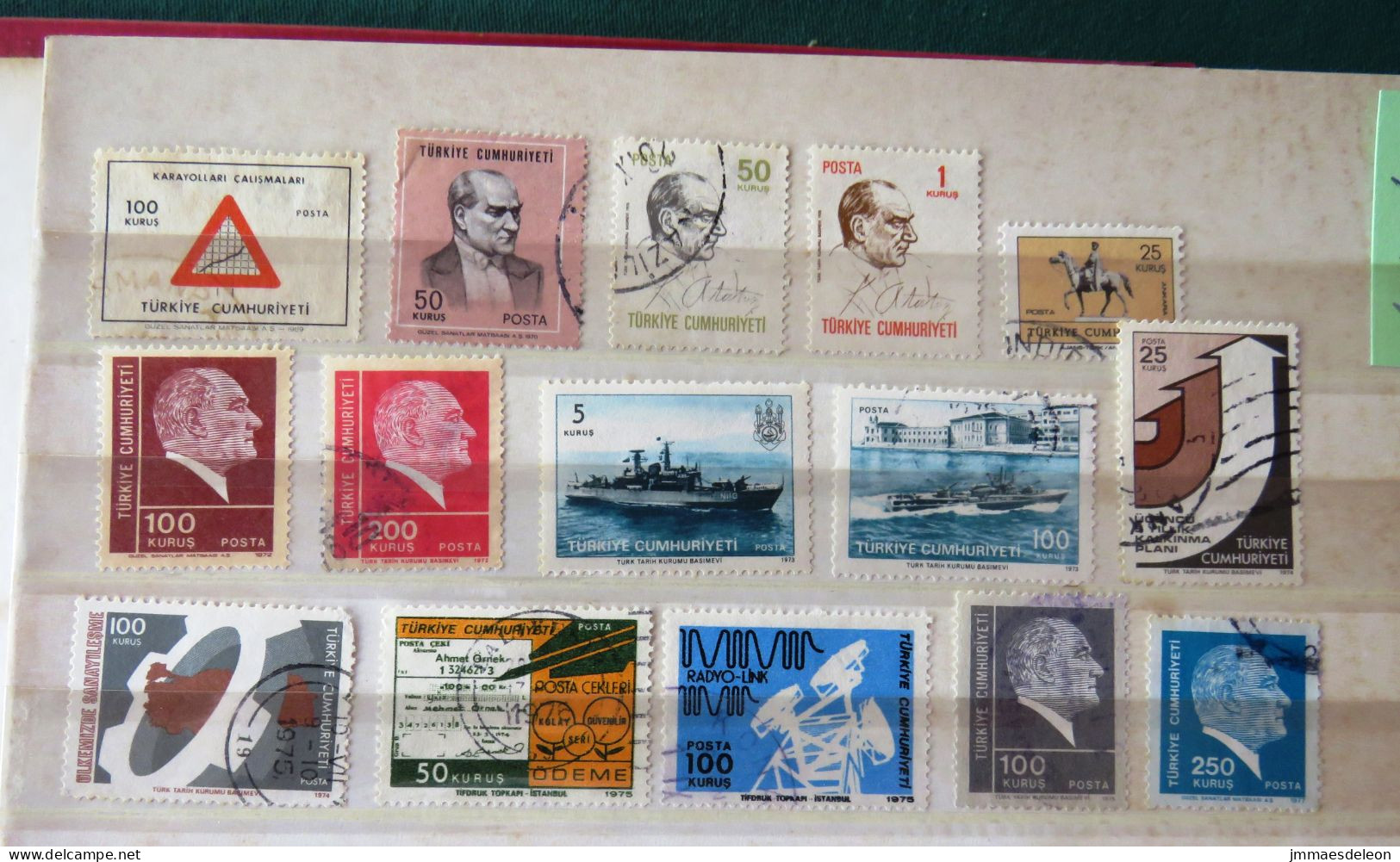 Turkey 1969-1977 Ships Telecomunications - Used Stamps