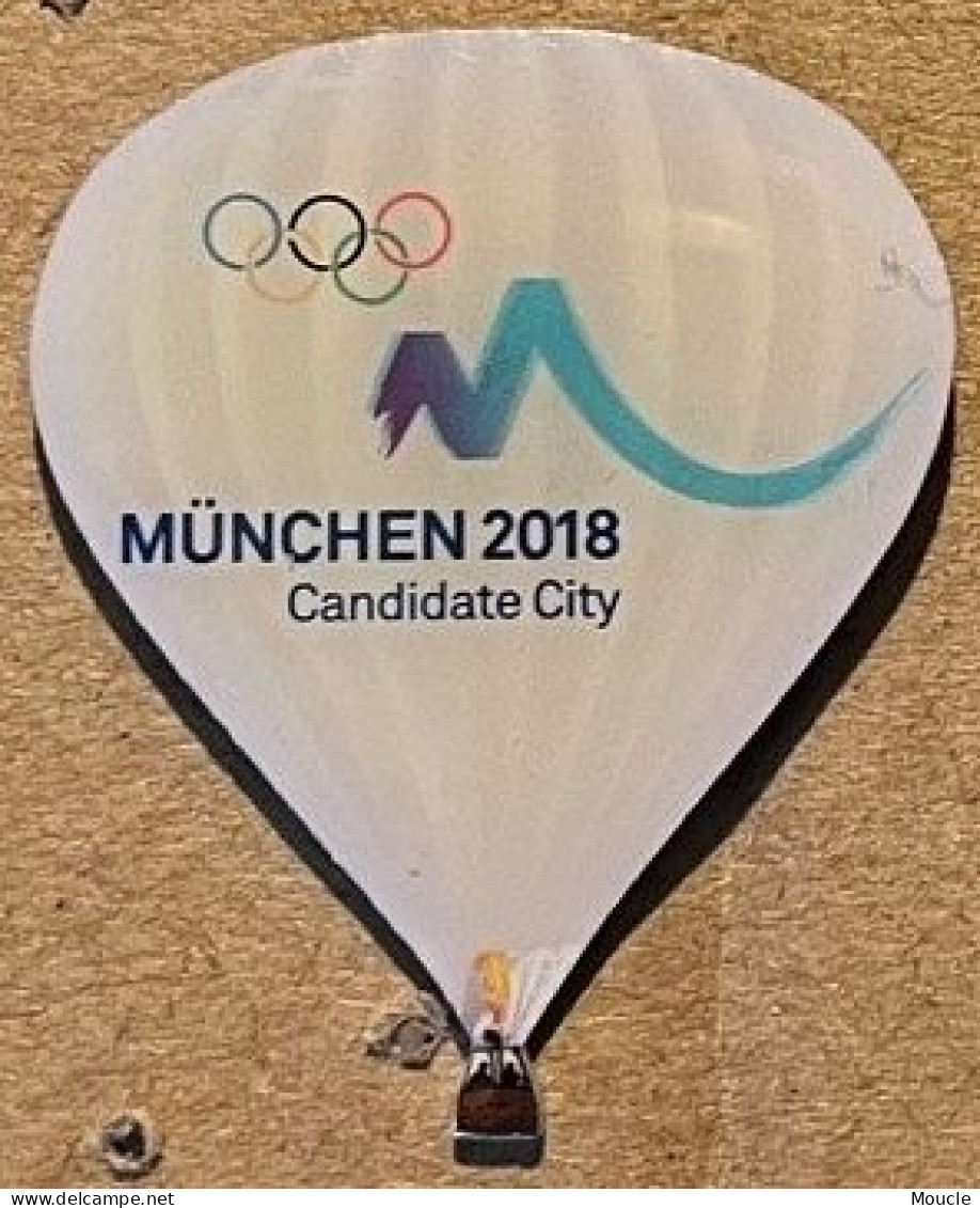 MONTGOLFIERE - BALLON - BALLOON - BALLON - JEUX OLYMPIQUES - OLYMPICS GAMES - MÜNCHEN CANDIDATE CITY 2018 -     (31) - Fesselballons