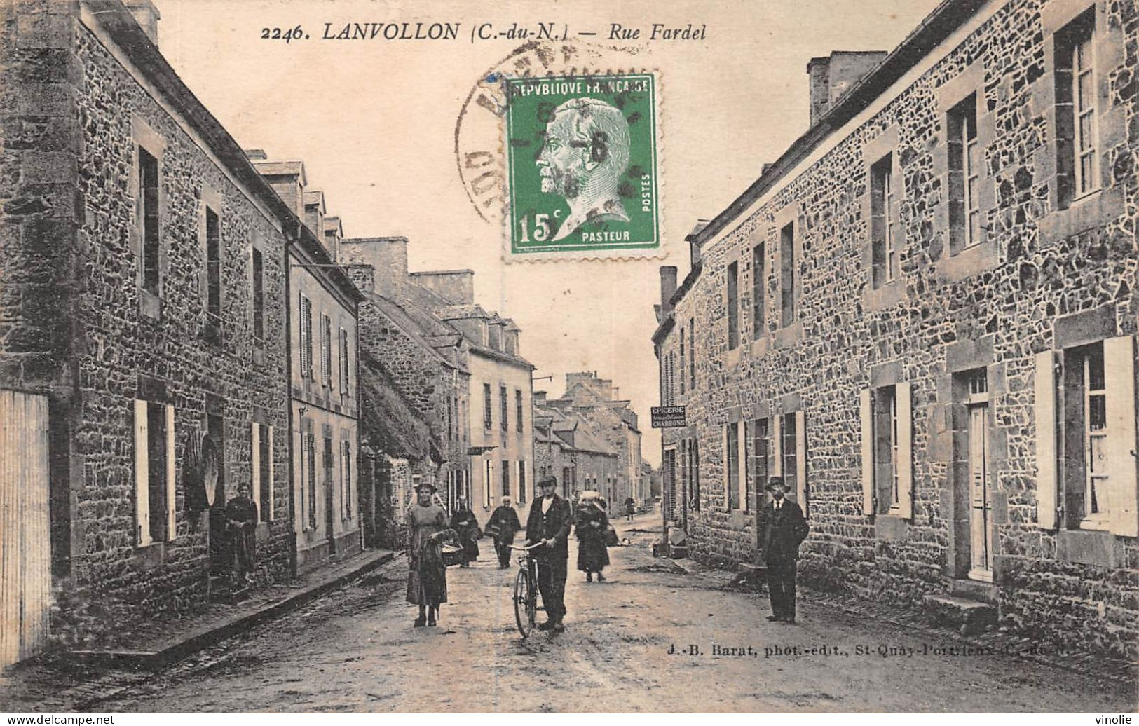 PIE-23-GOLL. 7711 : LANVOLLON. RUE FARDEL - Lanvollon