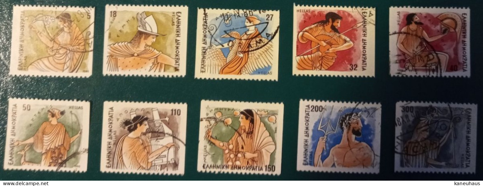 1986 Michel-Nr. 1608-1618C Gestempelt - Used Stamps