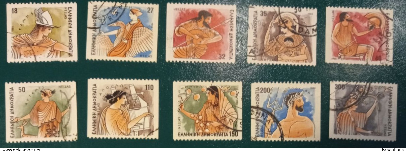 1986 Michel-Nr. 1609-1618C Gestempelt - Used Stamps