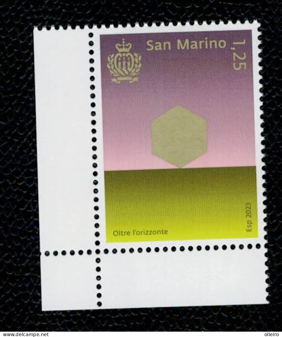 San Marino 2023 Oltre L’orizzonte 1v Complete Set ** MNH - Nuovi