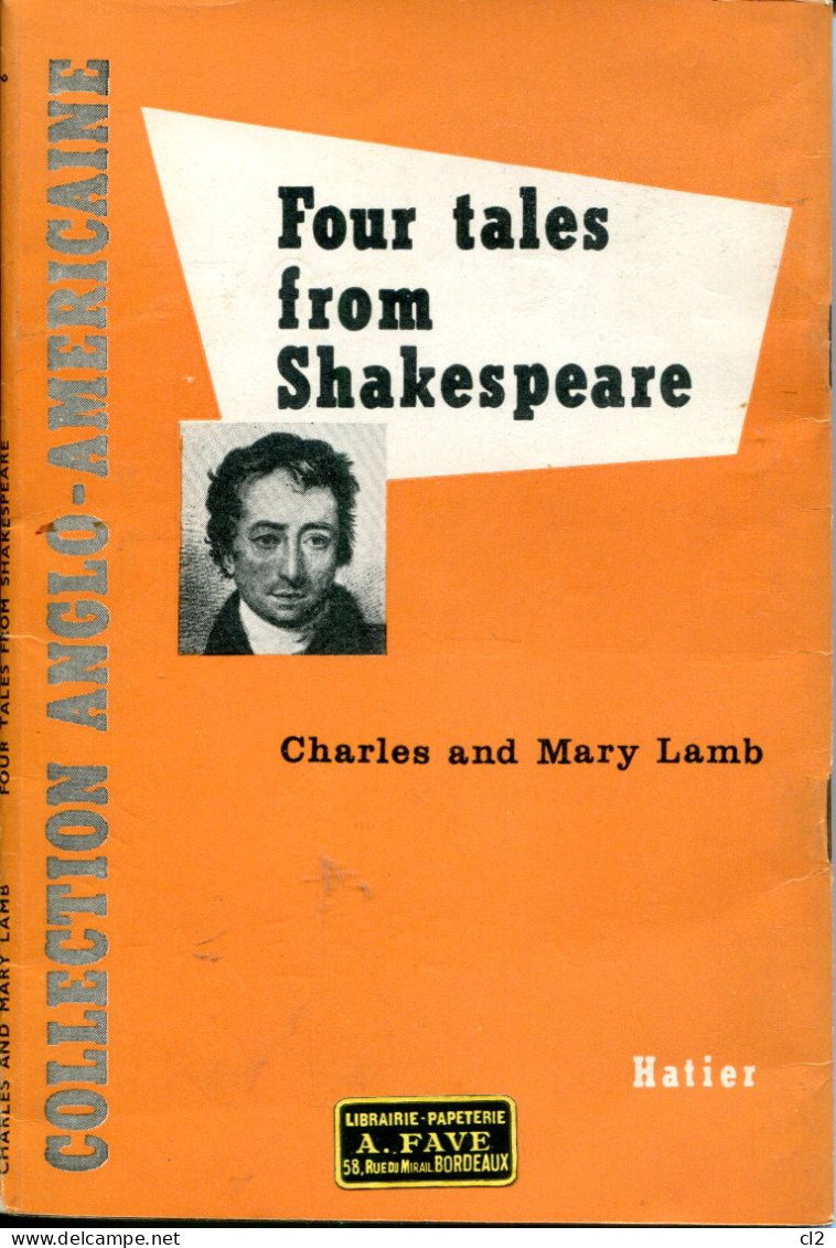 Four Tales From Shakespeare - Collection Anglo-américaine - Editions Hatier - Lingua Inglese/ Grammatica