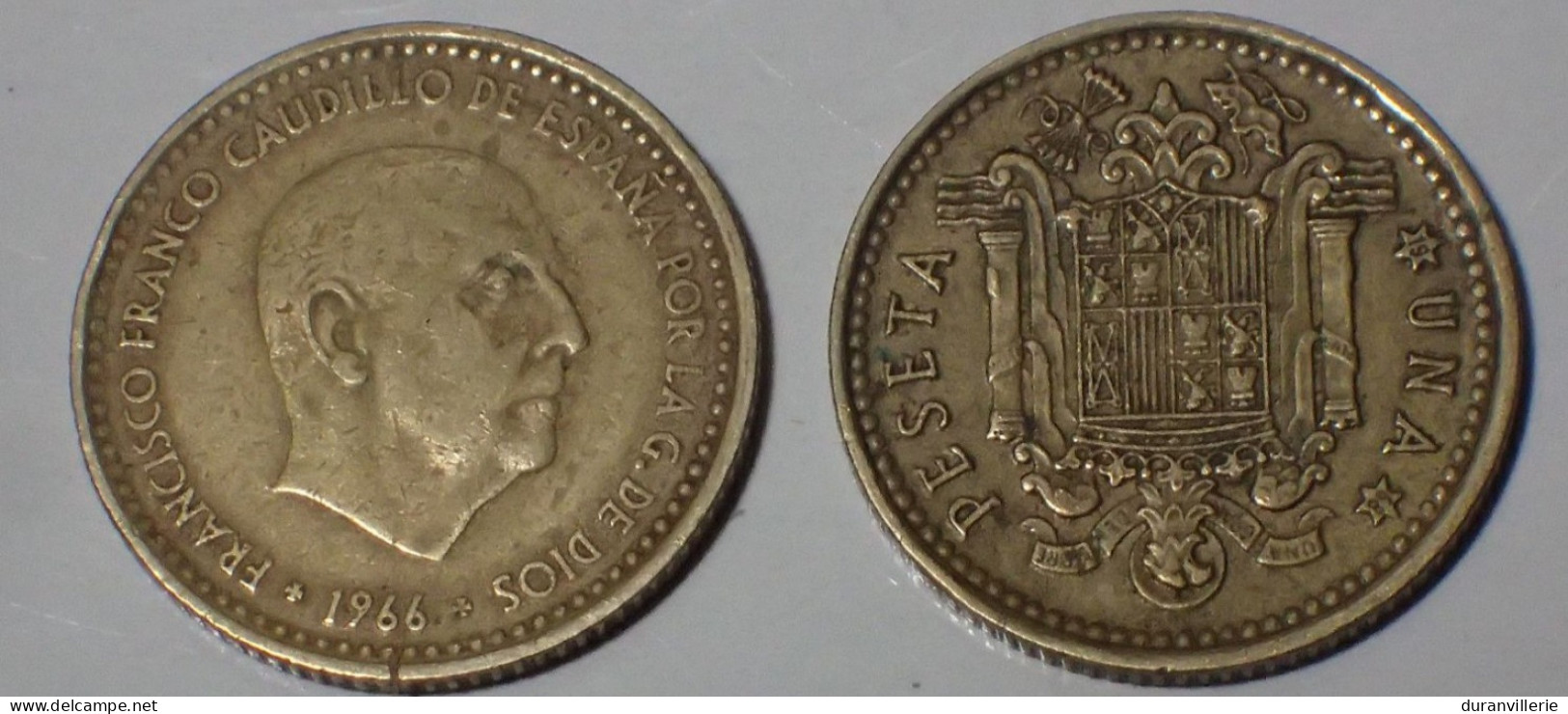 ESPAGNE - ESPANA - SPAIN - 1 PESETA 1966 (61) KM 796 SUP - 1 Peseta