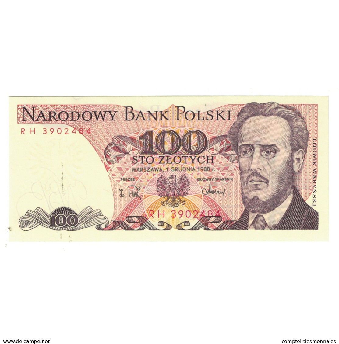 Billet, Pologne, 100 Zlotych, 1988, 1988-12-01, KM:143a, NEUF - Pologne