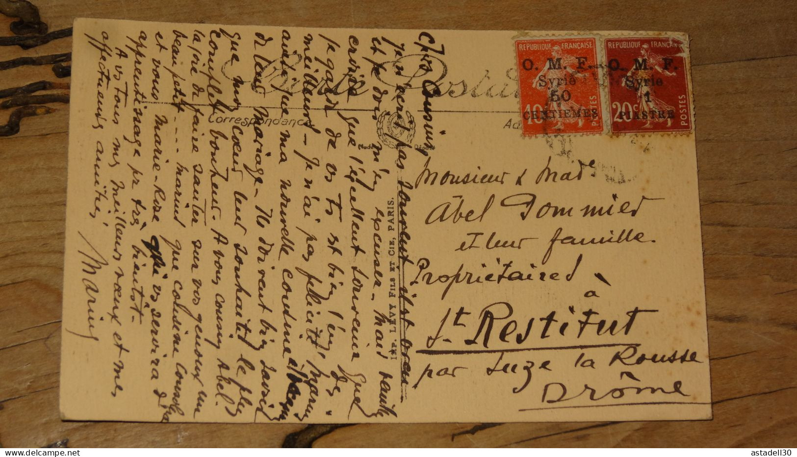 CPA Expediee De Syrie ......... PHI .......... 17389 - Lettres & Documents