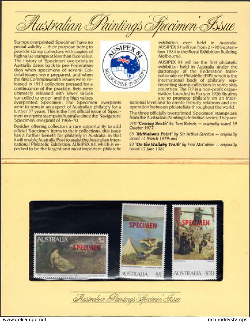 Australia 1984 Ausipex Specimen Presentation Pack Unmounted Mint. - Ongebruikt